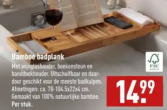 ALDI Bamboe badplank aanbieding