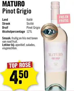 Dirck 3 Maturo Pinot Grigio Blush Rose 75 cl aanbieding