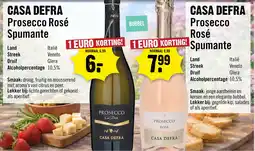 Dirck 3 Casa Defra Glera Prosecco 75 cl aanbieding