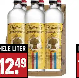Dirck 3 De Zeven Granen Hollandse Graanjenever HELE LITER aanbieding