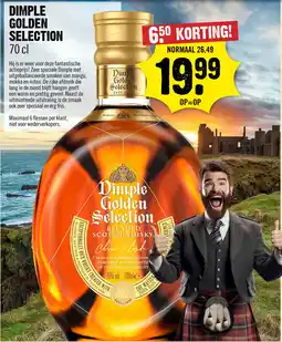 Dirck 3 Dimple Golden Selection Whisky 70 cl aanbieding