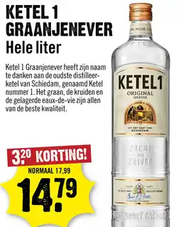 Dirck 3 Ketel 1 Graanjenever 100 cl aanbieding