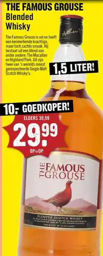 Dirck 3 The Famous Grouse Whisky 150 cl aanbieding