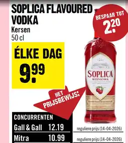 Dirck 3 Soplica Vodka Aardbei 50 cl aanbieding