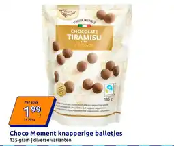 Action Choco Moment knapperige balletjes aanbieding