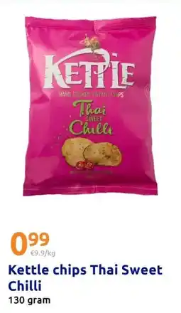 Action Kettle chips Thai Sweet Chilli aanbieding