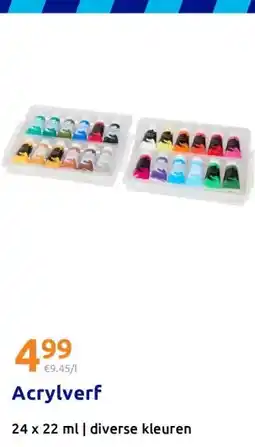 Action Acrylverf aanbieding