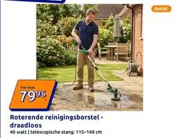 Action Roterende reinigingsborstel - draadloos aanbieding
