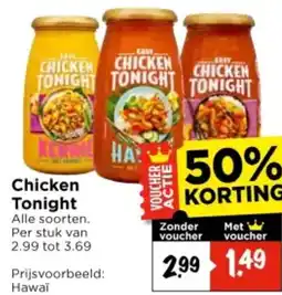 Vomar Voordeelmarkt cChicken Tonight aanbieding