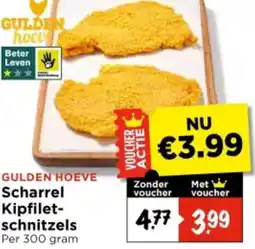 Vomar Voordeelmarkt Scharrel kipfilet schnitzels aanbieding