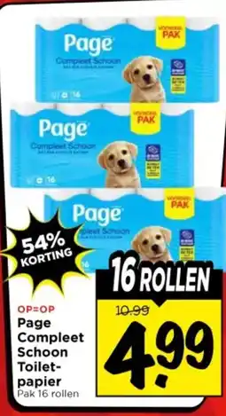 Vomar Voordeelmarkt Page compleet schoon toilet papier aanbieding