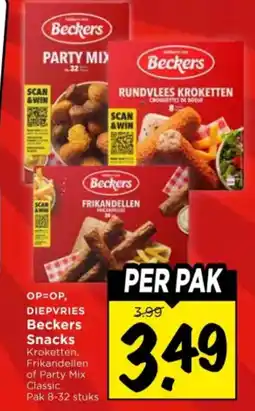 Vomar Voordeelmarkt Beckers snacks aanbieding