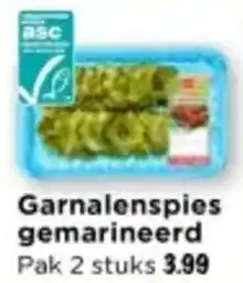 Vomar Voordeelmarkt Garnalenspies gemarineerd aanbieding