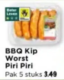 Vomar Voordeelmarkt Bbq kip worst piri piri aanbieding