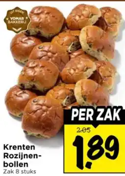 Vomar Voordeelmarkt Krenten rozijnen bollen aanbieding