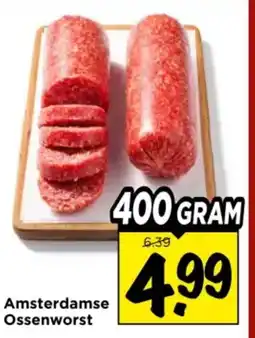 Vomar Voordeelmarkt Amsterdamse ossenworst aanbieding