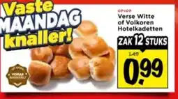 Vomar Voordeelmarkt Verse witte of volkoren hotelkadetten aanbieding