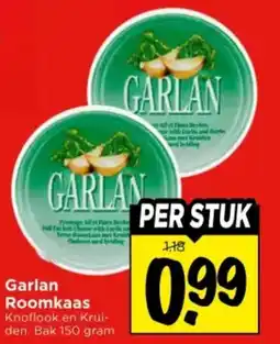 Vomar Voordeelmarkt Garlan roomkaas aanbieding