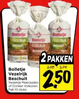Vomar Voordeelmarkt Bolletje vezelrijk beschuit aanbieding