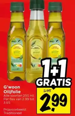 Vomar Voordeelmarkt G'woon olijfolie aanbieding