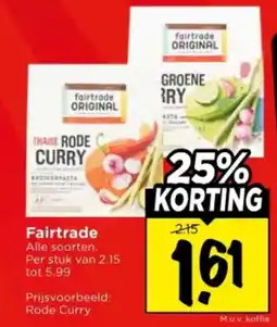 Vomar Voordeelmarkt Fairtrade aanbieding