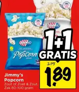 Vomar Voordeelmarkt Jimmy's popcorn aanbieding