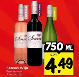 Vomar Voordeelmarkt Sensas wijin aanbieding