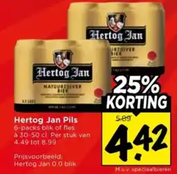Vomar Voordeelmarkt Hertog jan pils aanbieding
