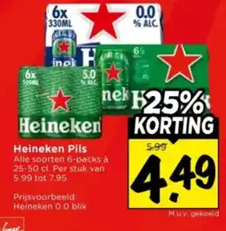 Vomar Voordeelmarkt Heineken pils aanbieding