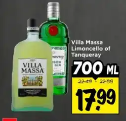 Vomar Voordeelmarkt Villa massa limoncello of tanqueray aanbieding