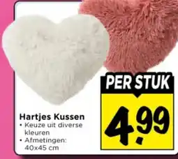 Vomar Voordeelmarkt Hartjes kussen aanbieding
