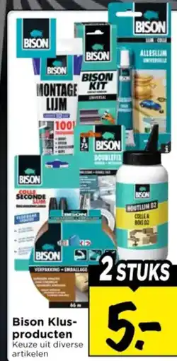 Vomar Voordeelmarkt Bison klus producten aanbieding