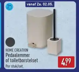 ALDI Pedaalemmer of toiletborstelset aanbieding
