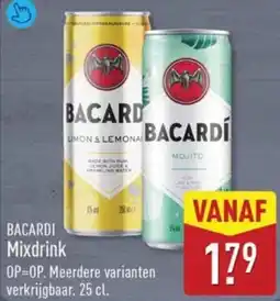 ALDI Bacardi mixdrink aanbieding