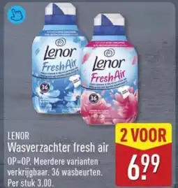 ALDI Lenor wasverzachter fresh air aanbieding