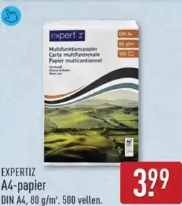 ALDI Expertiz a4-papier aanbieding