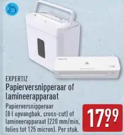 ALDI Papierversnipperaar of lamineerapparaat aanbieding