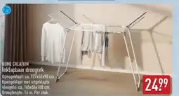 ALDI Inklapbaar droogrek aanbieding