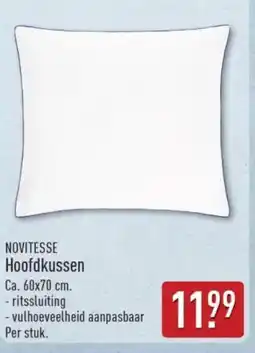 ALDI Hoofdkussen aanbieding