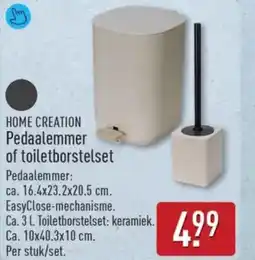 ALDI Pedaalemmer of toiletborstelset aanbieding