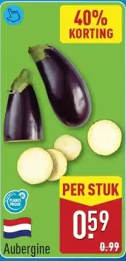 ALDI Aubergine aanbieding