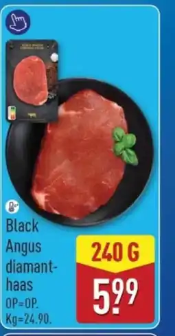 ALDI Black angus diamant haas aanbieding