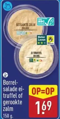 ALDI Borrel salade ei truffel of gerookte zalm aanbieding