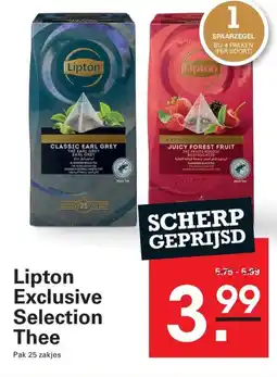 Sligro Lipton Exclusive Selection Thee aanbieding