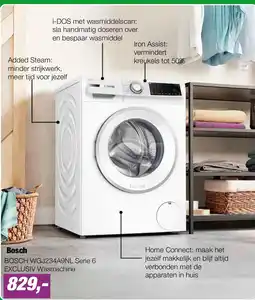 EP BOSCH WGJ234A9NL Serie 6 EXCLUSIV Wasmachine aanbieding