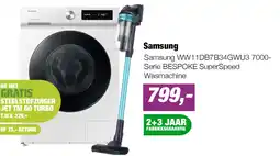 EP Samsung WW11DB7B34GWU3 7000-Serie BESPOKE SuperSpeed Wasmachine aanbieding