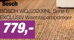 EP BOSCH WQJ23209NL Serie 6 EXCLUSIV Warmtepompdroger aanbieding