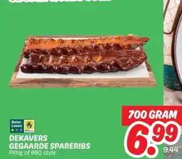 Dekamarkt DEKAVERS GEGAARDE SPARERIBS aanbieding