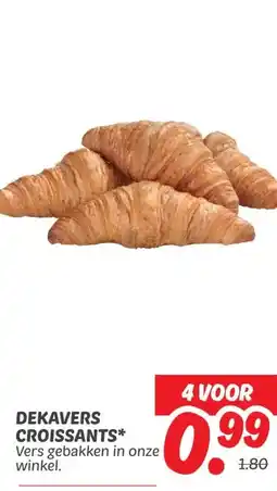 Dekamarkt DEKAVERS CROISSANTS aanbieding