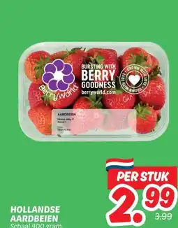 Dekamarkt HOLLANDSE AARDBEIEN aanbieding